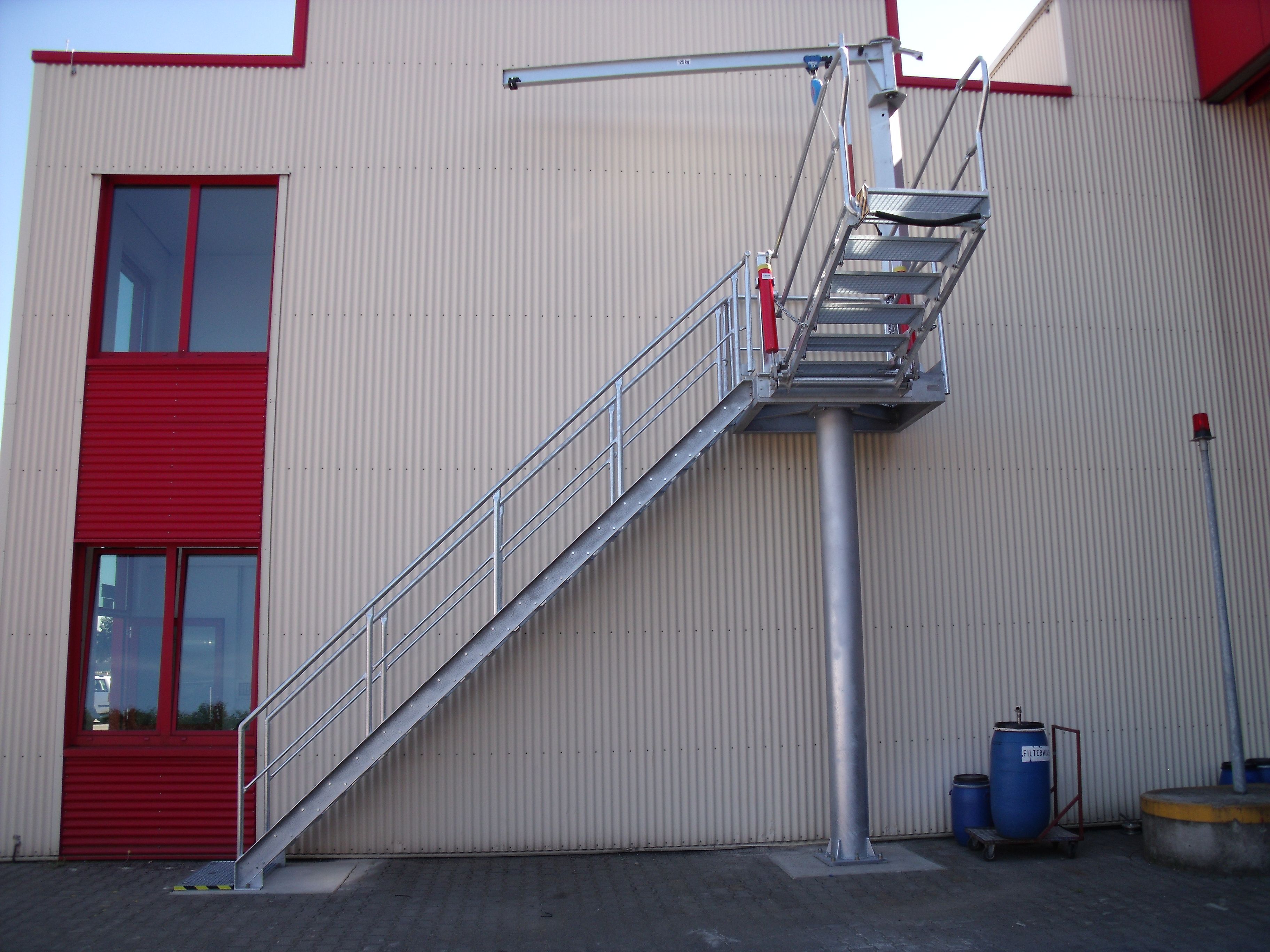 Sicherheitsklapptreppe